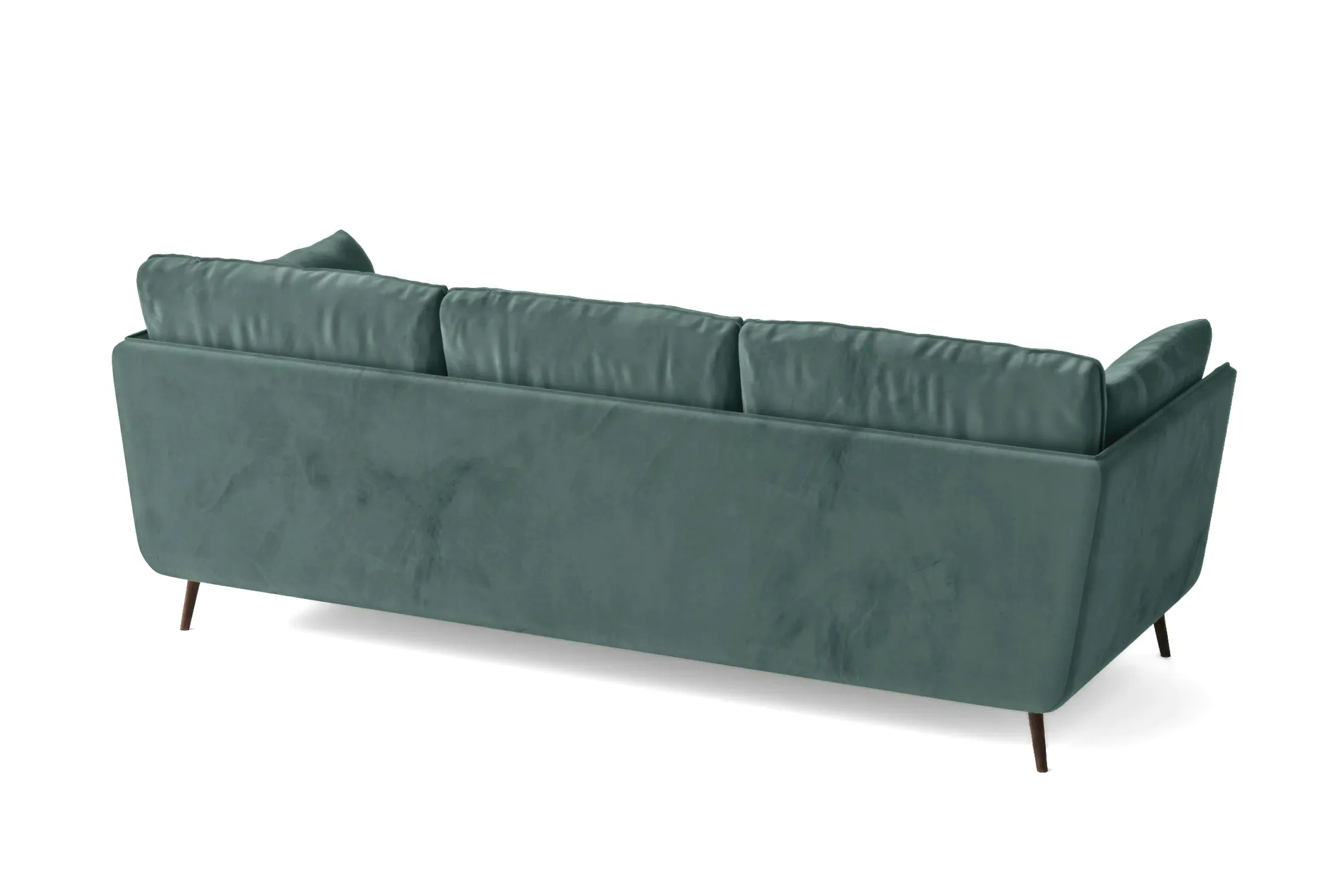 Bologna 3 Seater Sofa Teal Velvet