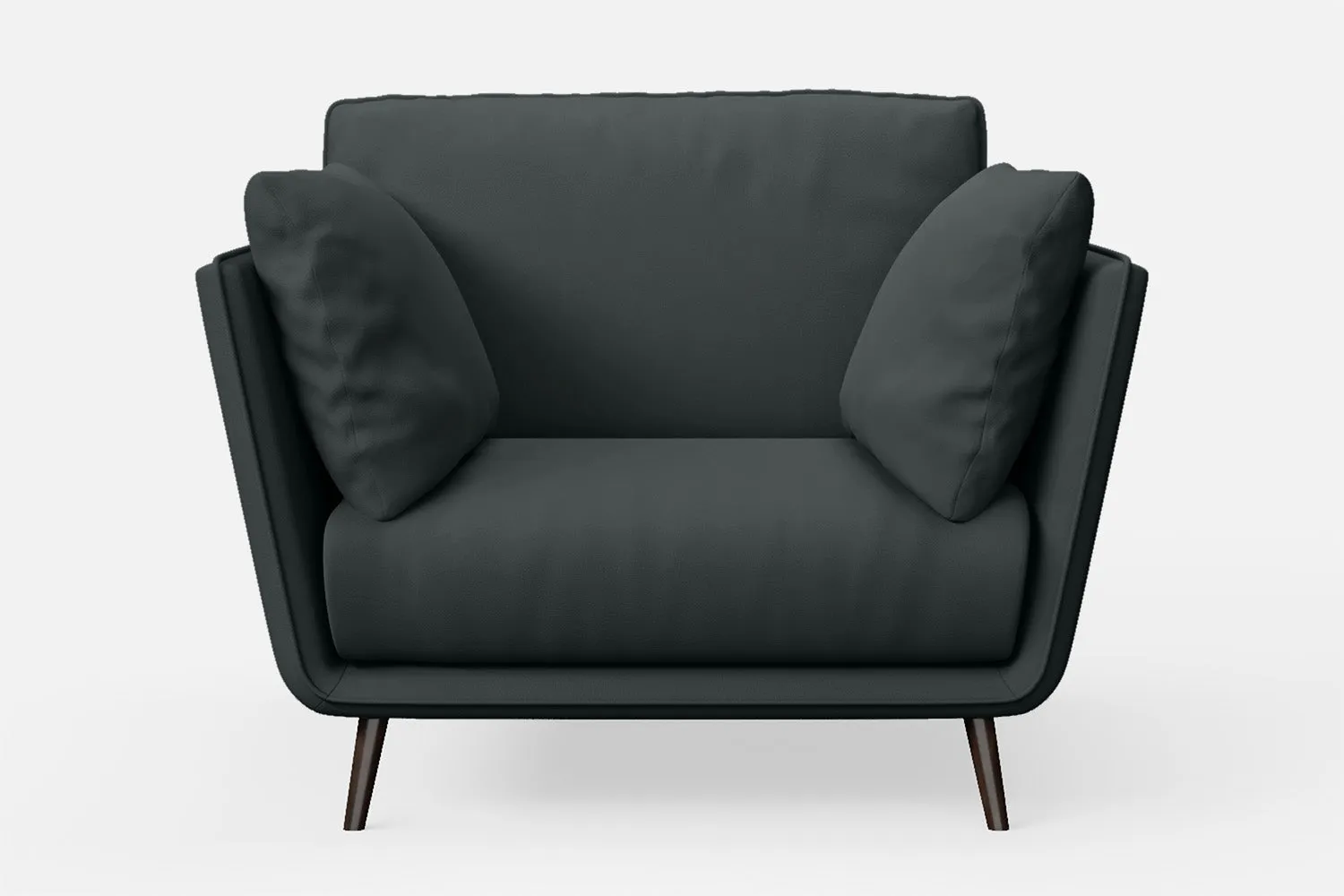 Bologna Armchair Slate Leather