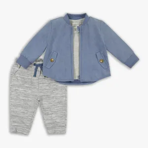 Bomber Jacket, Top & Pant Set