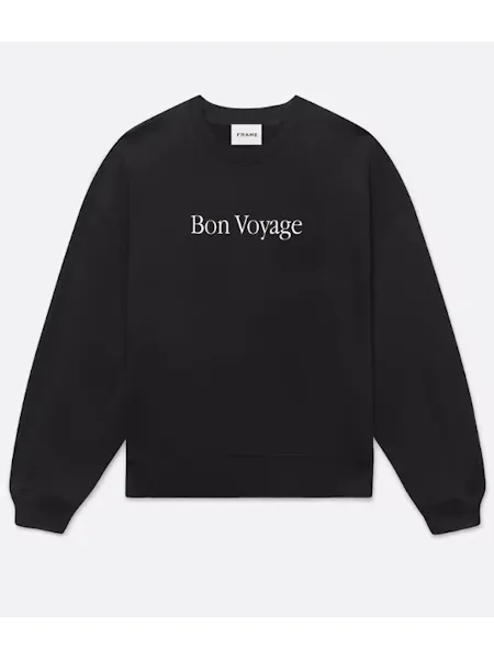 Bon Voyage Sweatshirt | Black