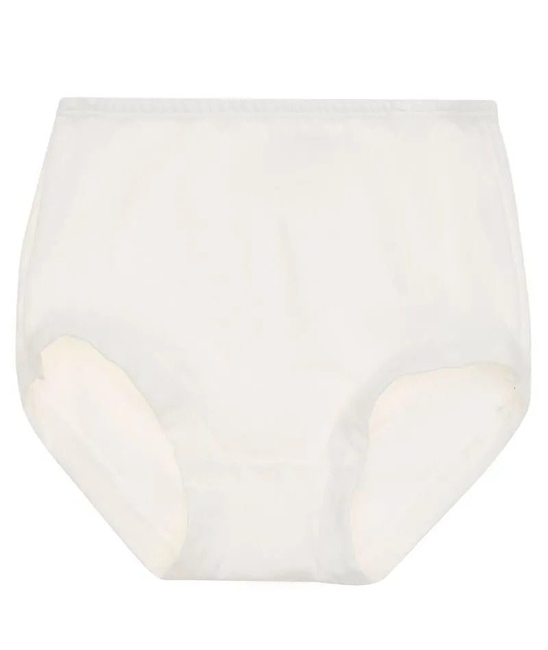 Bonds Cottontails Full Brief With Lycra - White