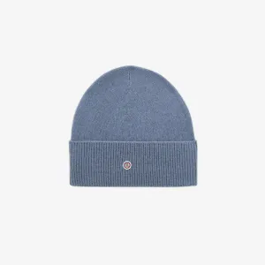 Bonnet en laine uni chambray