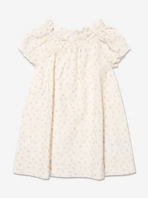 Bonpoint Baby Girls Sleeveless Sidwell Dress in White