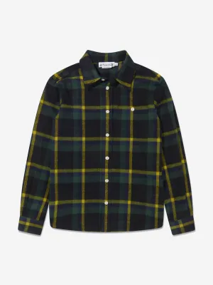 Bonpoint Boys Baptiste Long Sleeve Checked Shirt