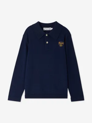 Bonpoint Boys Darius Polo Shirt in Blue