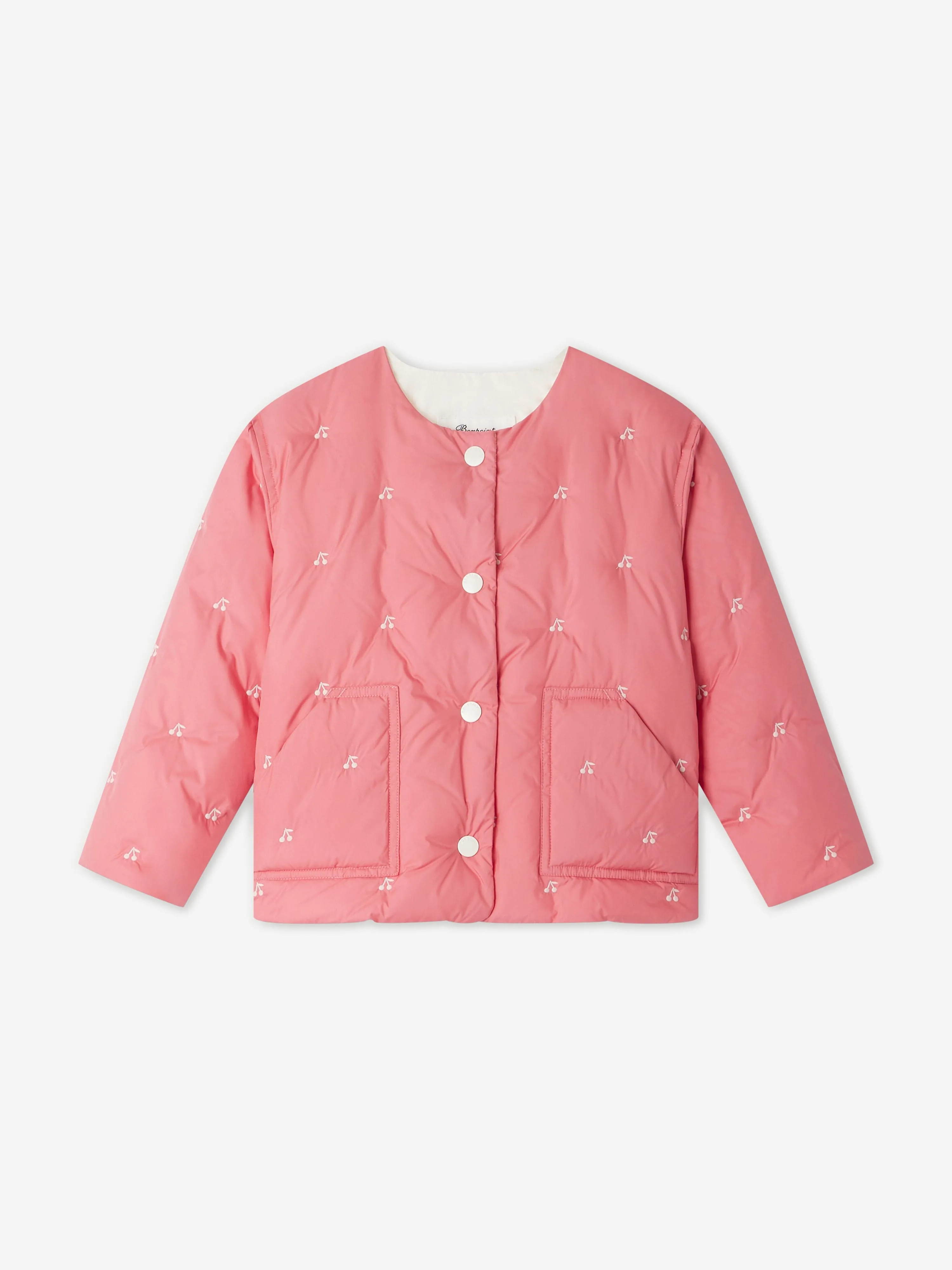 Bonpoint Girls Baila Padded Jacket in Pink