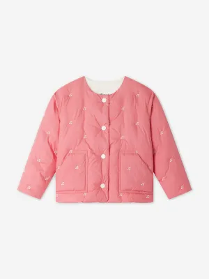 Bonpoint Girls Baila Padded Jacket in Pink