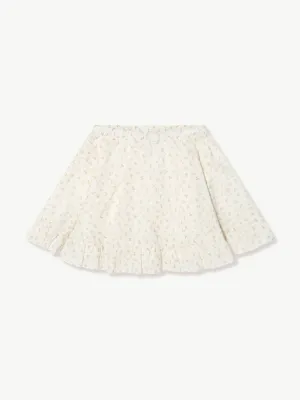 Bonpoint Girls Clarissa Skirt in White