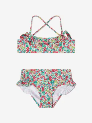 Bonpoint Girls Floral Abigael Bikini in Mint