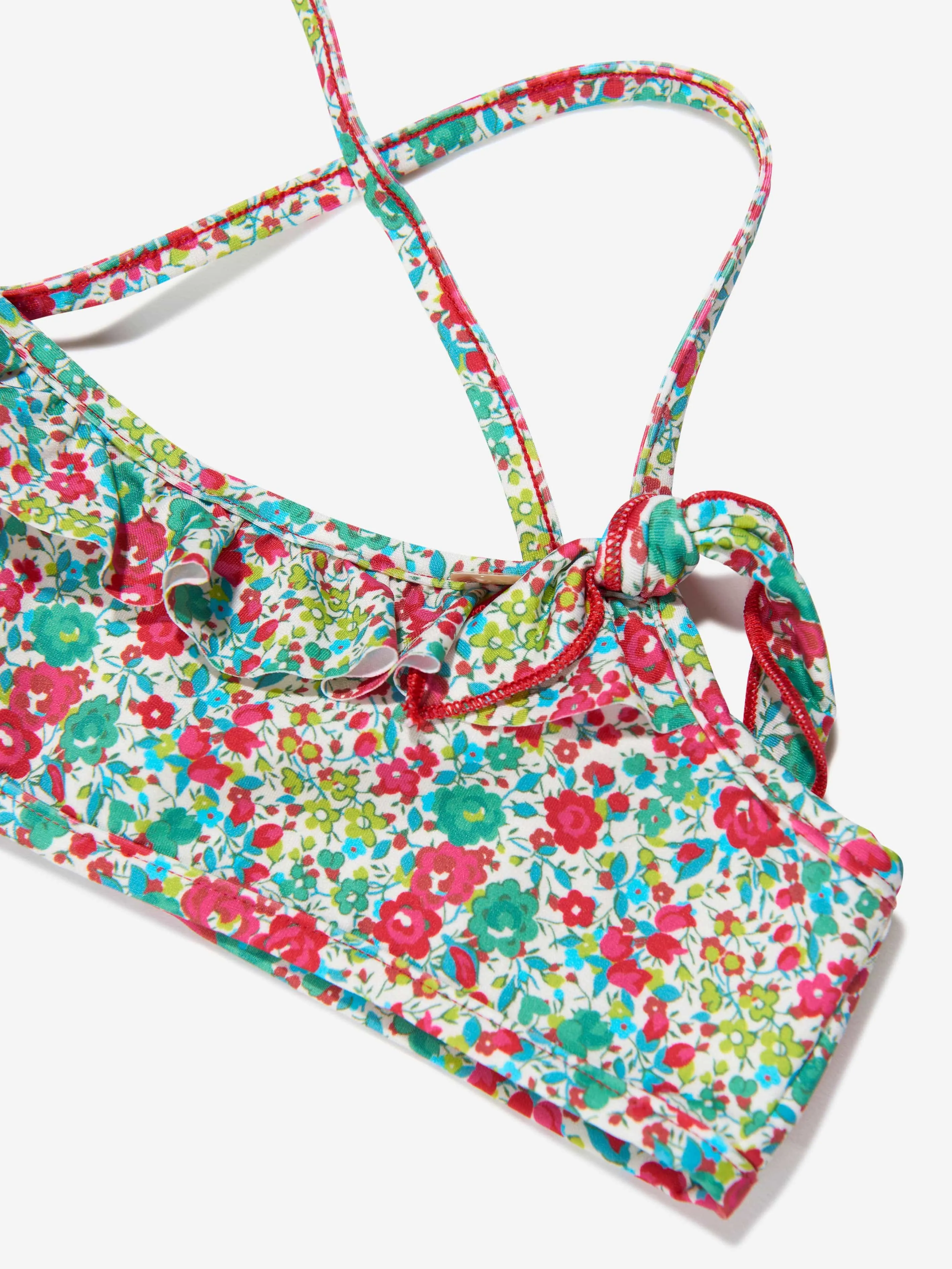 Bonpoint Girls Floral Abigael Bikini in Mint