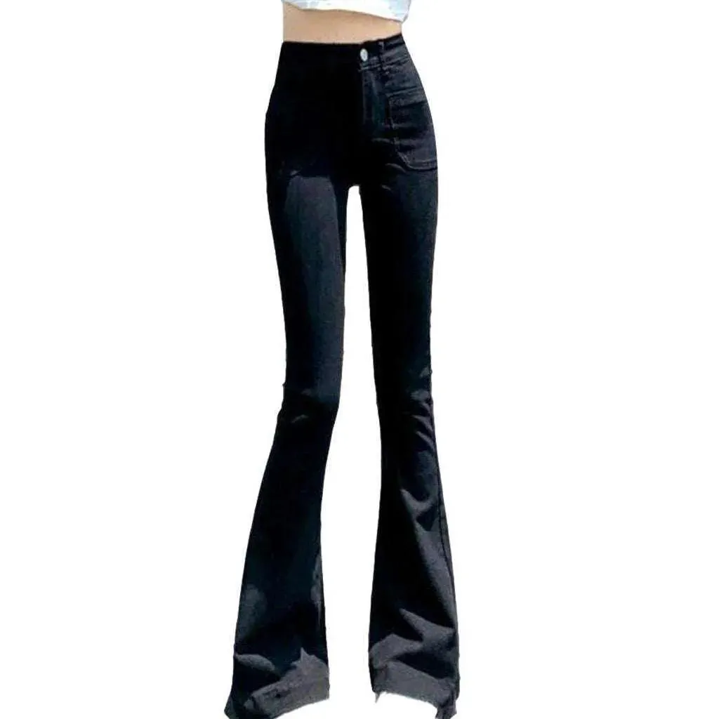 Bootcut women's high-waist jeans