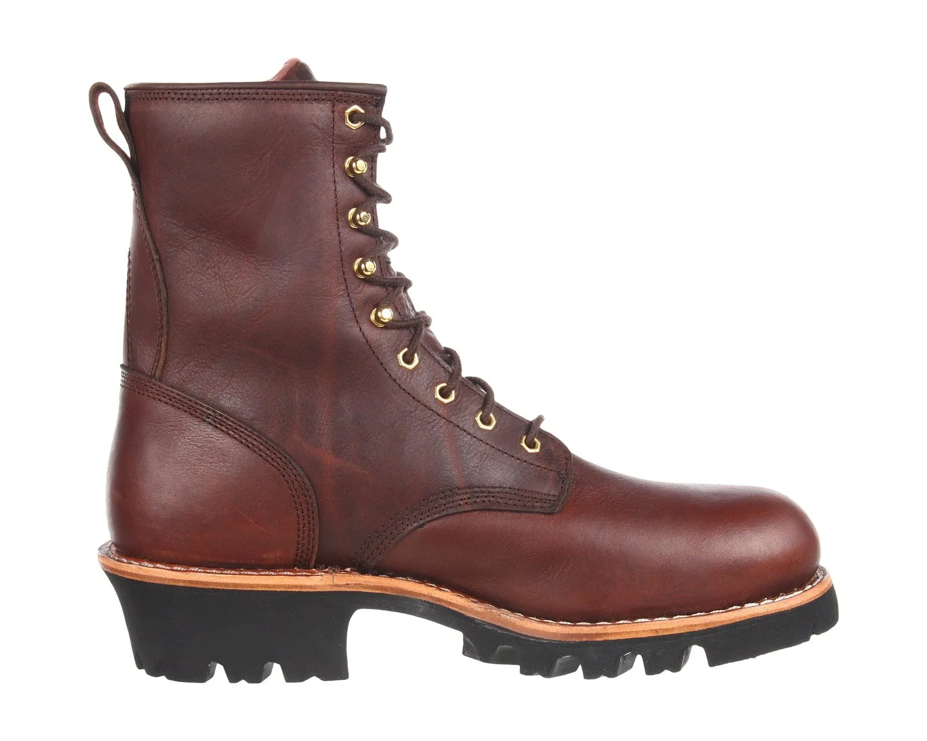 Boots 8" Waterproof Insulated Steel Toe Logger Chippewa, brown