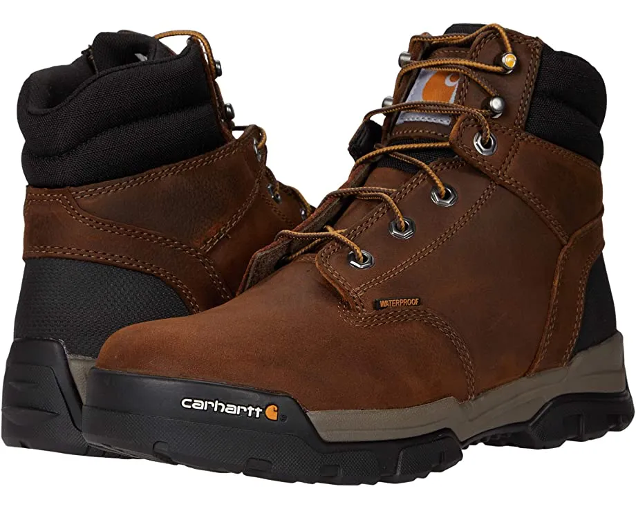 Boots Ground Force 6" Waterproof Soft Toe Carhartt, buffalo brown