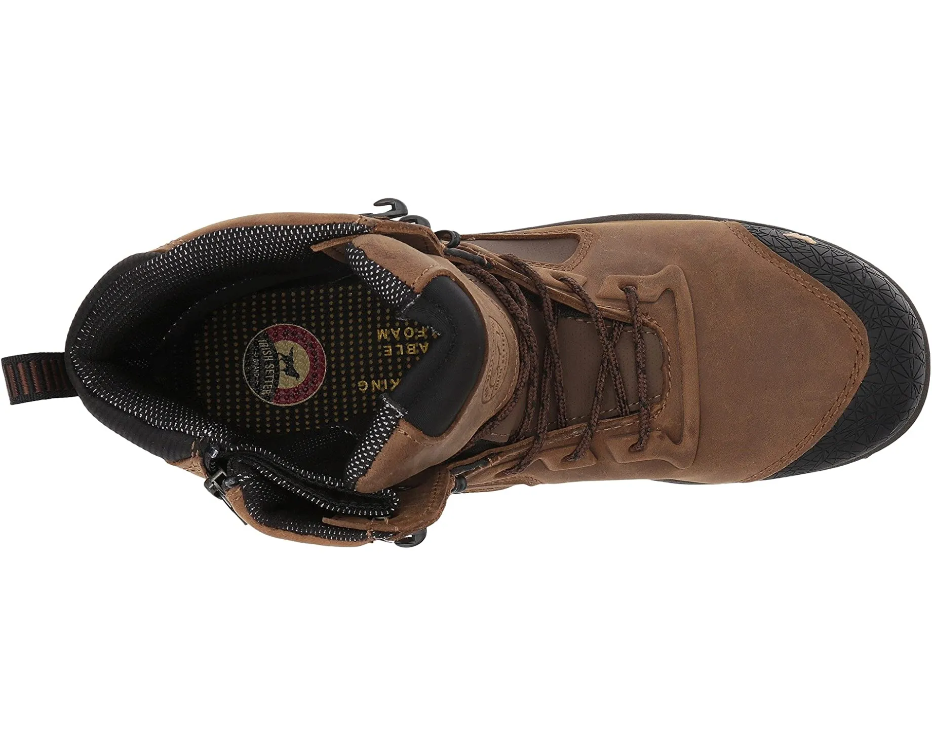 Boots Kasota 6" Waterproof Side-Zip Composite-Toe EH Irish Setter, brown