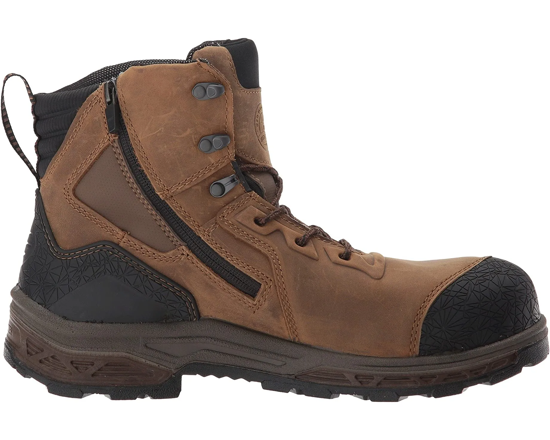 Boots Kasota 6" Waterproof Side-Zip Composite-Toe EH Irish Setter, brown