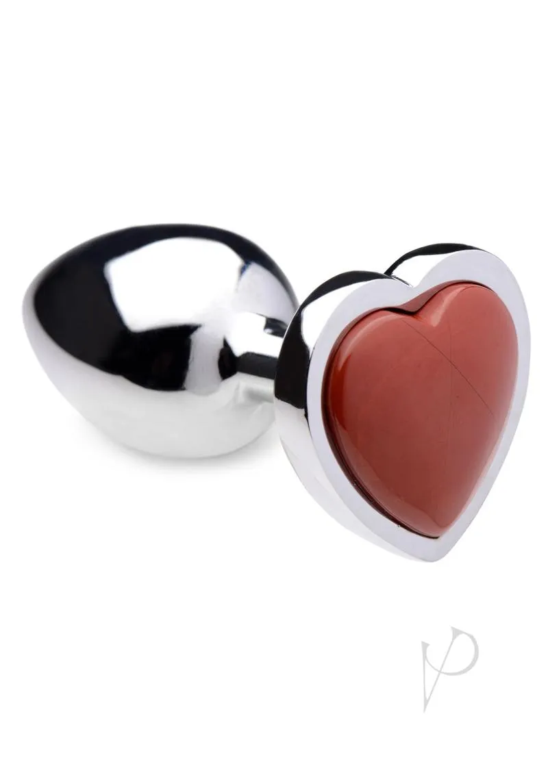 Booty Sparks Red Jasper Heart Sm Plug