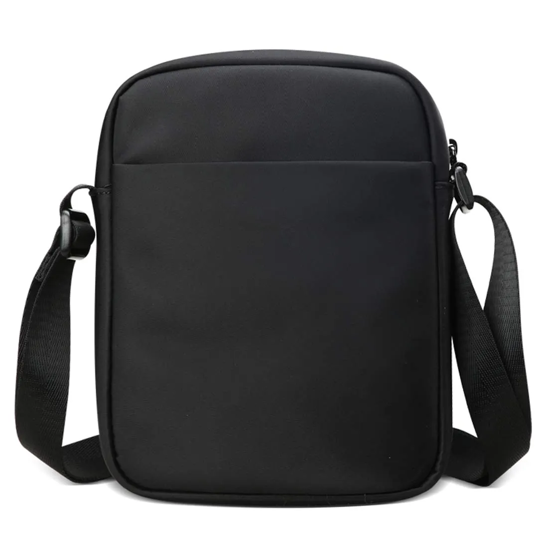 BOPAI Water Resistant Nylon Unisex Messenger Bag Sling bag Tablet Bag (Black)