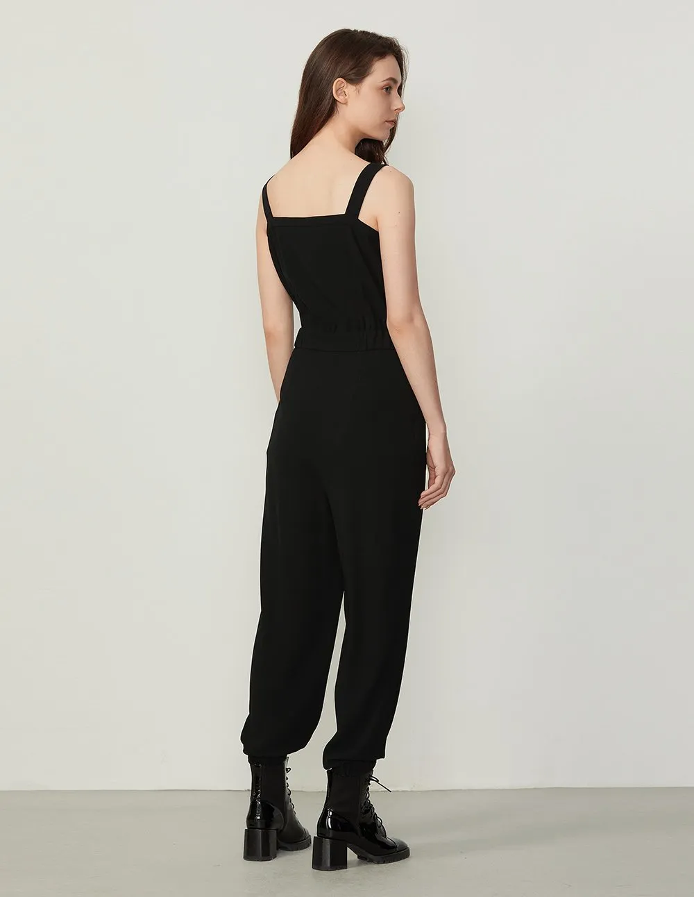 BORA AKSU Sling Zip Up Slim Fit Jumpsuit