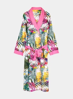 Bora Bora Women's Floral Cotton Robe