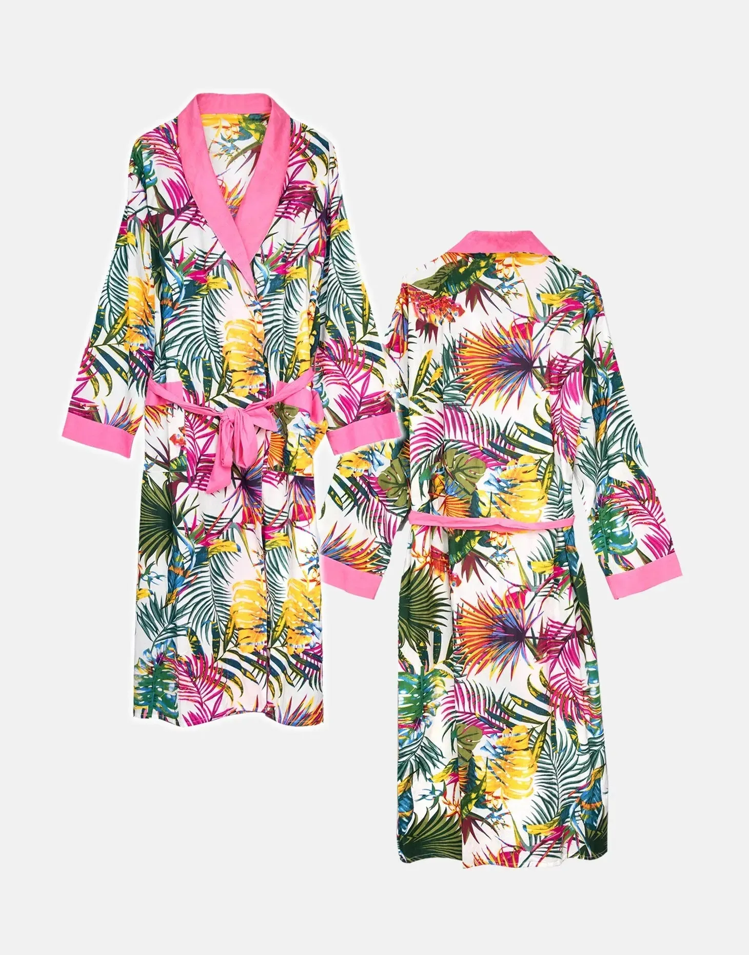 Bora Bora Women's Floral Cotton Robe