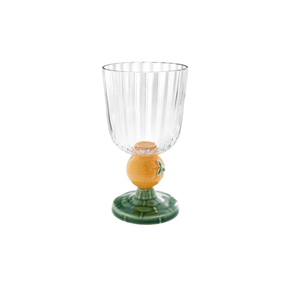 Bordallo Pinheiro Carmen Orange Goblet