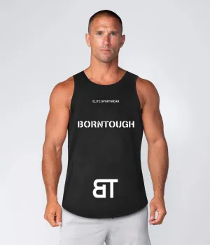 Born Tough Crucial Bounty TD Black Running Tank Top for Men