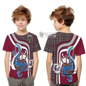 Borthwick Tartan Kid T-Shirt with Epic Bagpipe Style