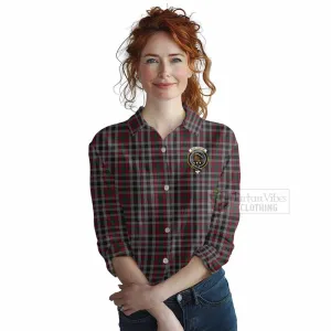 Borthwick Tartan Women's Casual Shirt with Family Crest DNA In Me Style