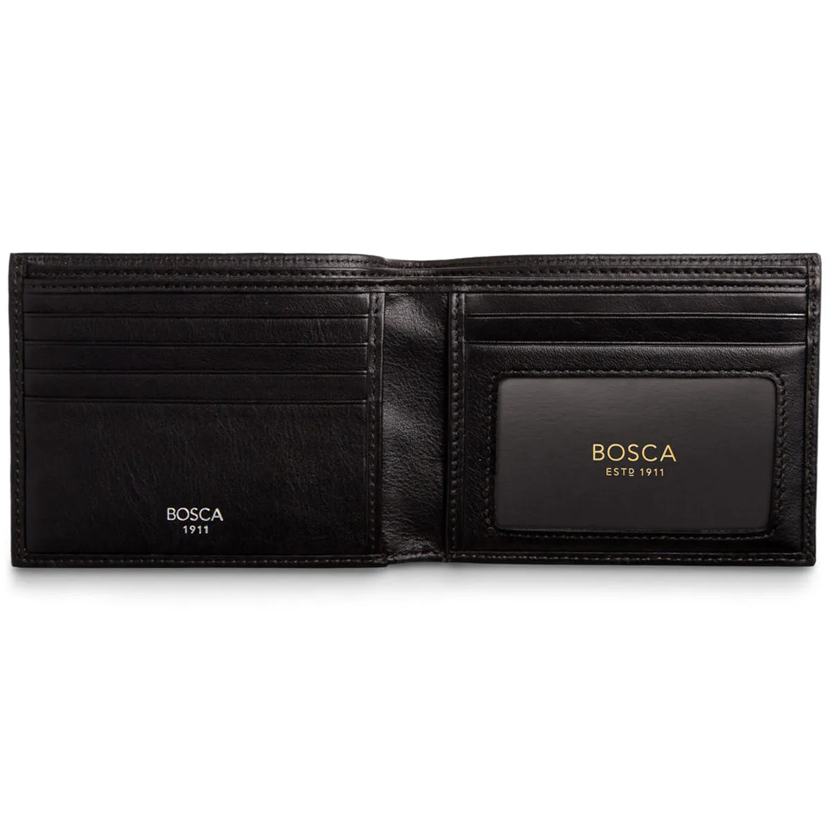 Bosca Nappa Vitello Executive ID Wallet - RFID