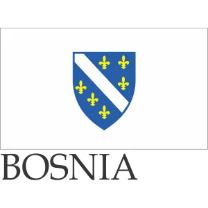 Bosnia Embroidered Flag Badge