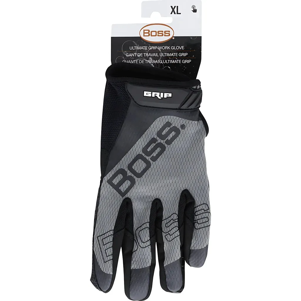 Boss 120-MG1220T/M Synthetic Microfiber Palm with Silicone Coated Grip and Mesh Fabric Back