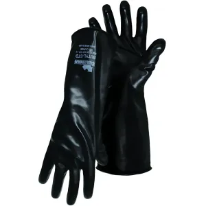 Boss 1UB0014S 14" Long 14 Mil Butyl Rubber Glove with Smooth Grip