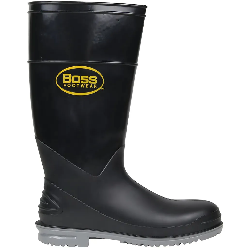 Boss 383-890/6 16" Black Polyblend Steel Toe and Shank Boot