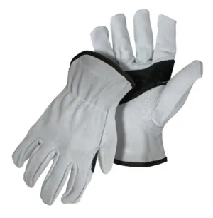 Boss 4064M Gloves, M, Keystone Thumb, Open, Shirred Elastic Back Cuff, Leather :PR: QUANTITY: 1