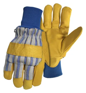 Boss 4341S Gloves, S, Wing Thumb, Knit Wrist Cuff, Cotton Back, Polyester Lining :PR: QUANTITY: 1