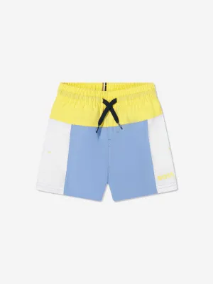 BOSS Baby Boys Colourblock Swim Shorts In Blue