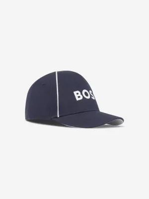 BOSS Baby Boys Logo Cap In Navy