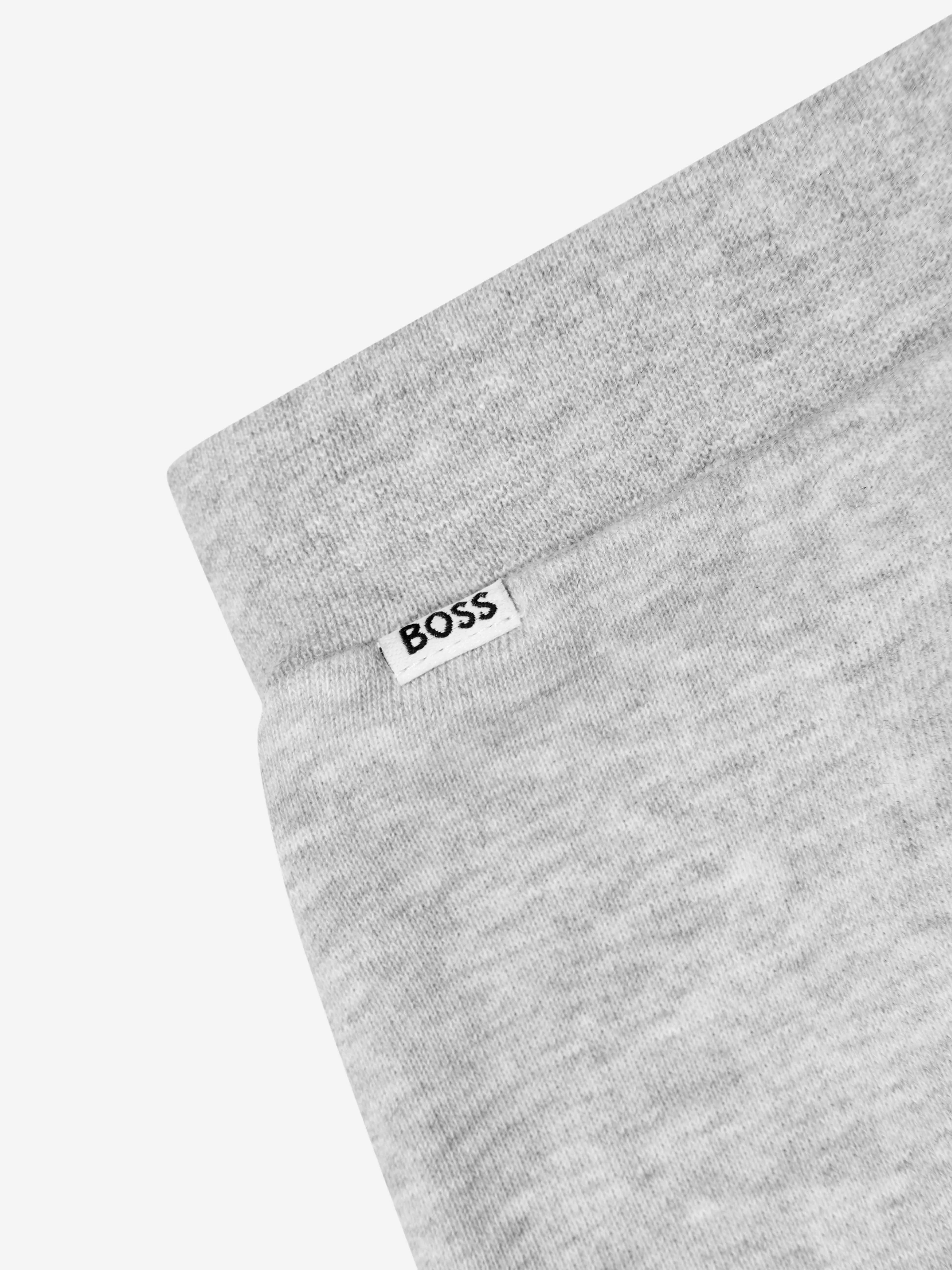 BOSS Baby Boys Logo Joggers In Grey