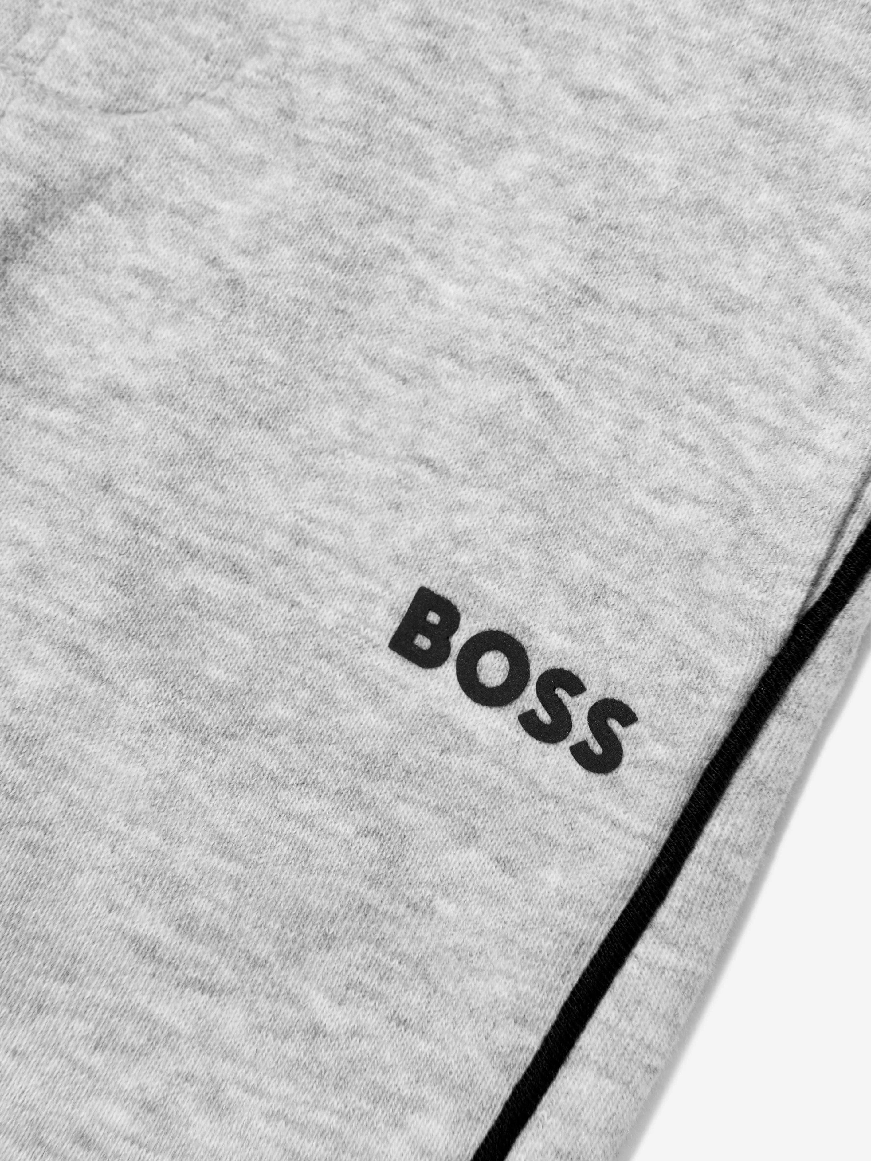 BOSS Baby Boys Logo Joggers In Grey