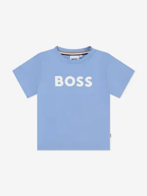 BOSS Baby Boys Logo T-Shirt In Blue