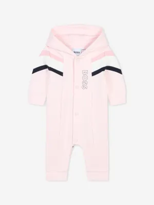 BOSS Baby Girls Hooded All In One in Pink