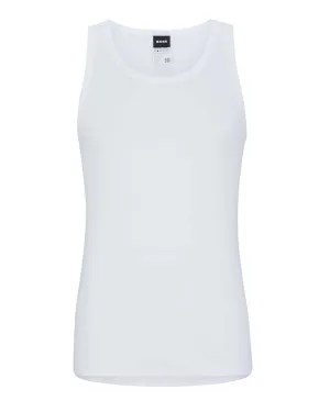 Boss Bodywear Ribbed-Cotton Underwear Vest