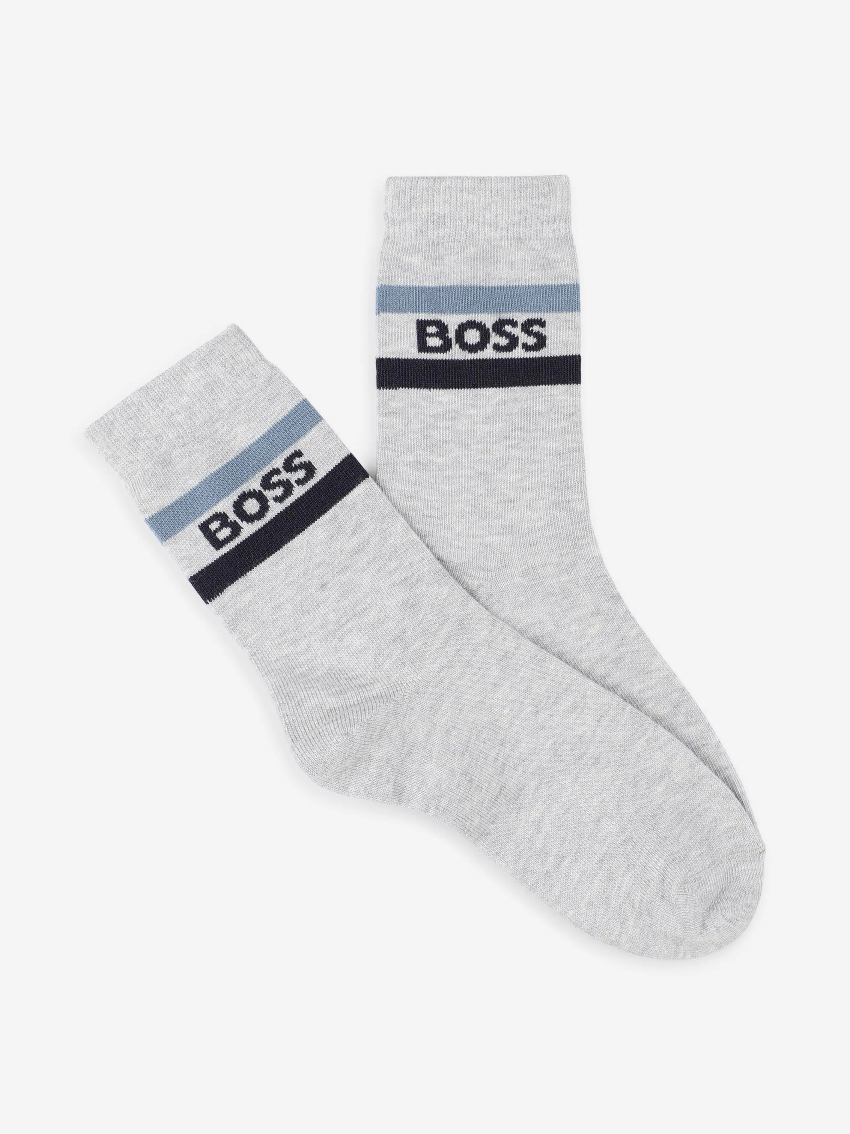 BOSS Boys 3 Pairs Socks Set in Navy