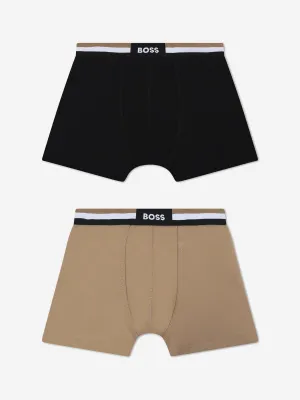 BOSS Boys Boxer Shorts Set in Black