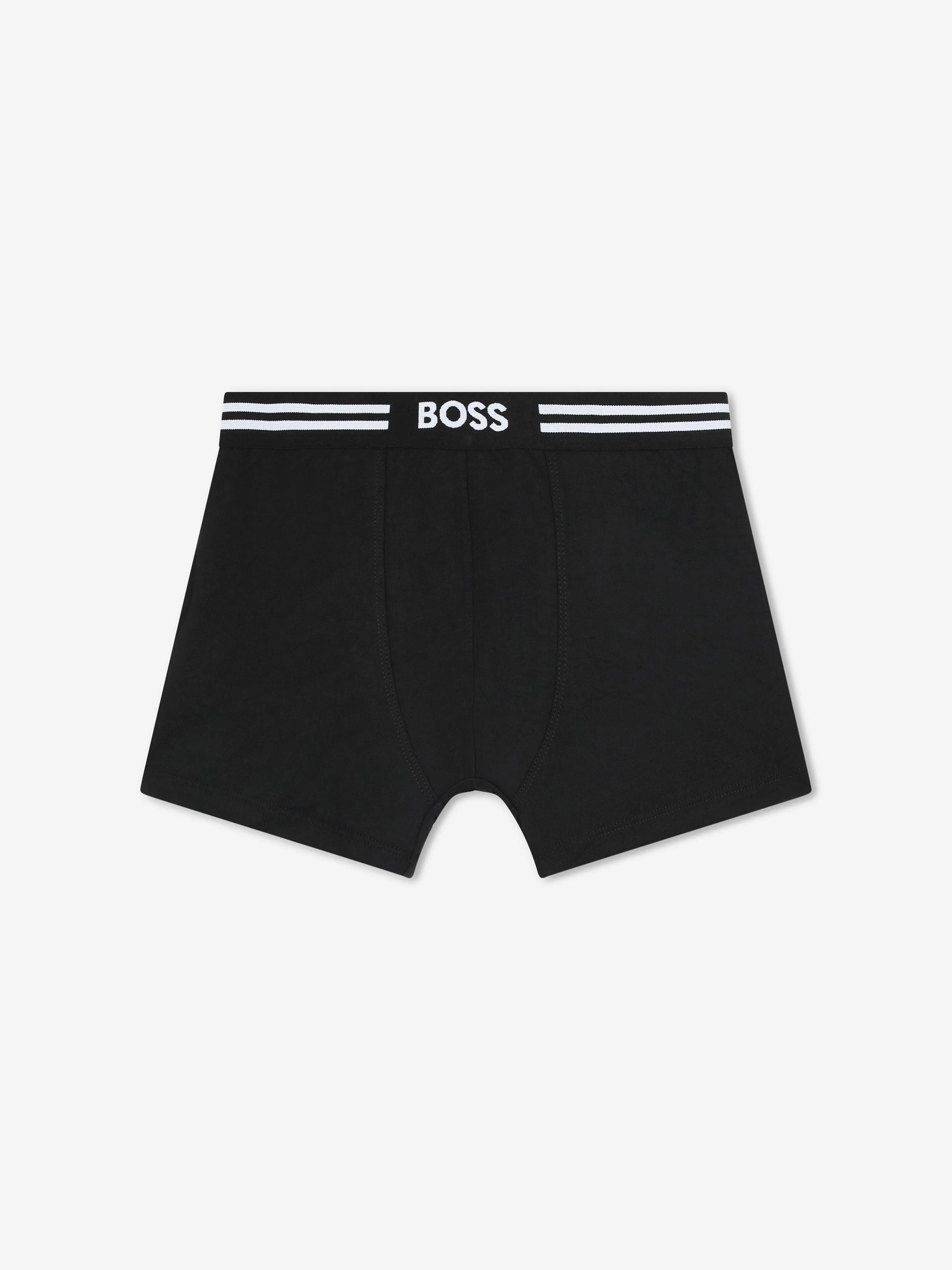 BOSS Boys Set of 3 Boxer Shorts Set in Black