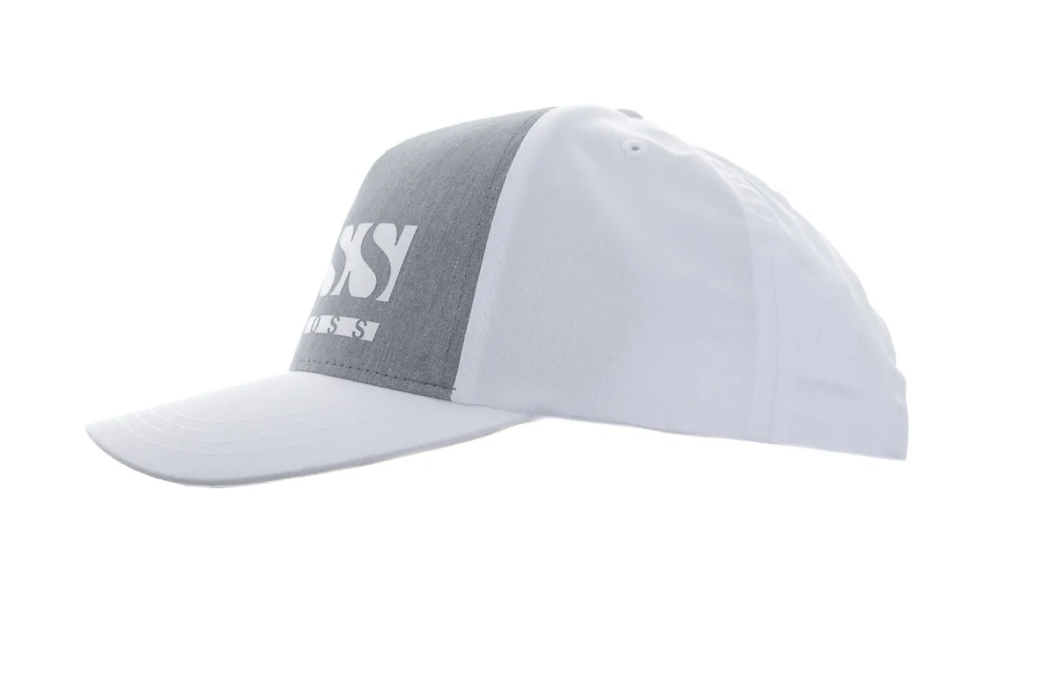 BOSS Cap-Crop Cap in White