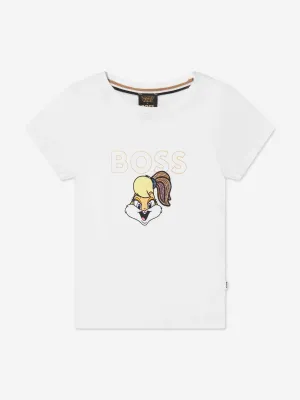 BOSS Girls Lola Bunny T-Shirt In White