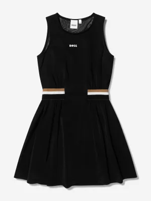 BOSS Girls Sleeveless Dress In Black