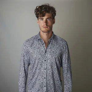 BOSS P Liam Kent C1 234 Shirt in Black and White