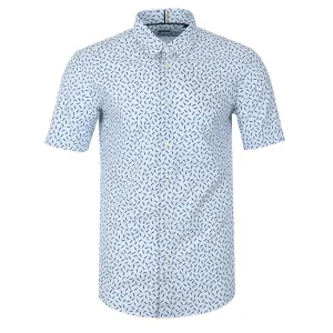 BOSS S Roan Ken SH C1 242 SS Shirt in Light Blue